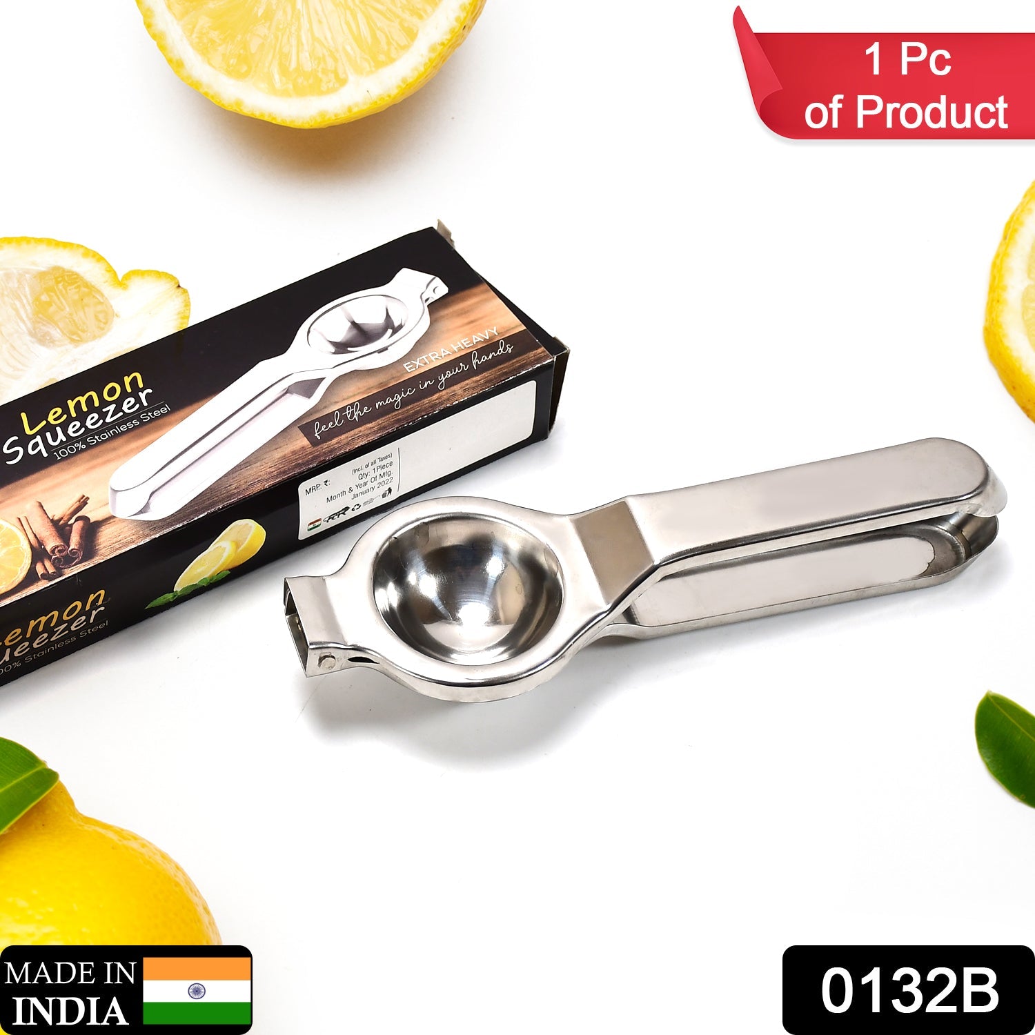 0132B Stainless Steel Lemon Squeezer DeoDap 0132B Stainless Steel Lemon Squeezer DeoDap